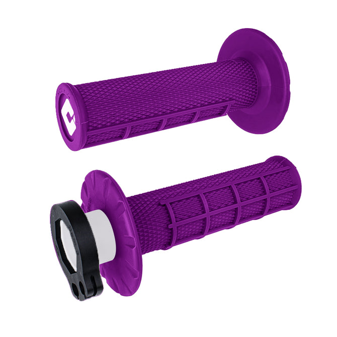 HALF-WAFFLE MX V2 LOCK-ON GRIPS ODI HALF-WAFFLE MX V2 LOCK-ON GRIPS ODI