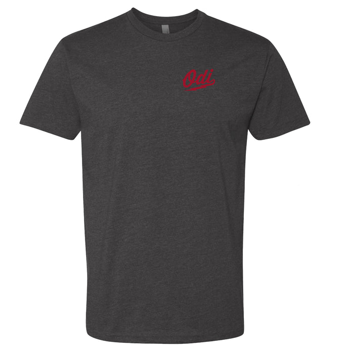 ODI HEATER TEE GRAPHITE/Red