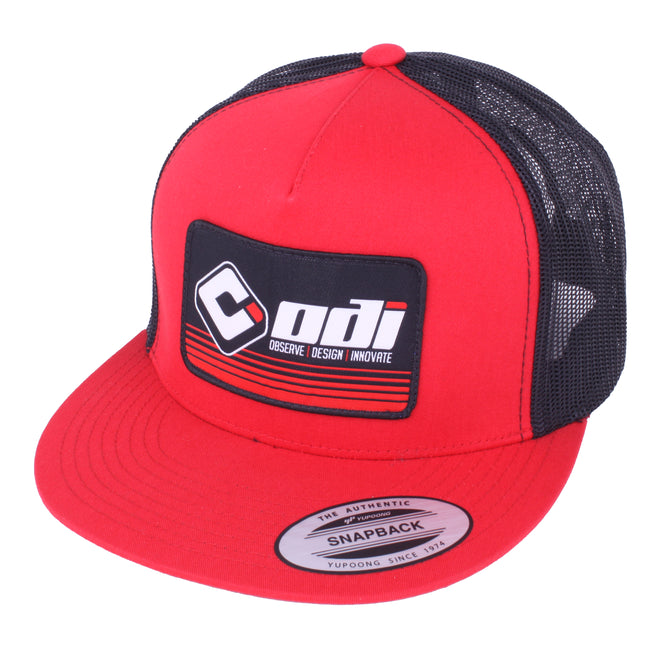 ODI FADE HAT Flat Bill - RED/Black/Red