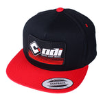 ODI FADE HAT Flat Bill - BLACK / Red