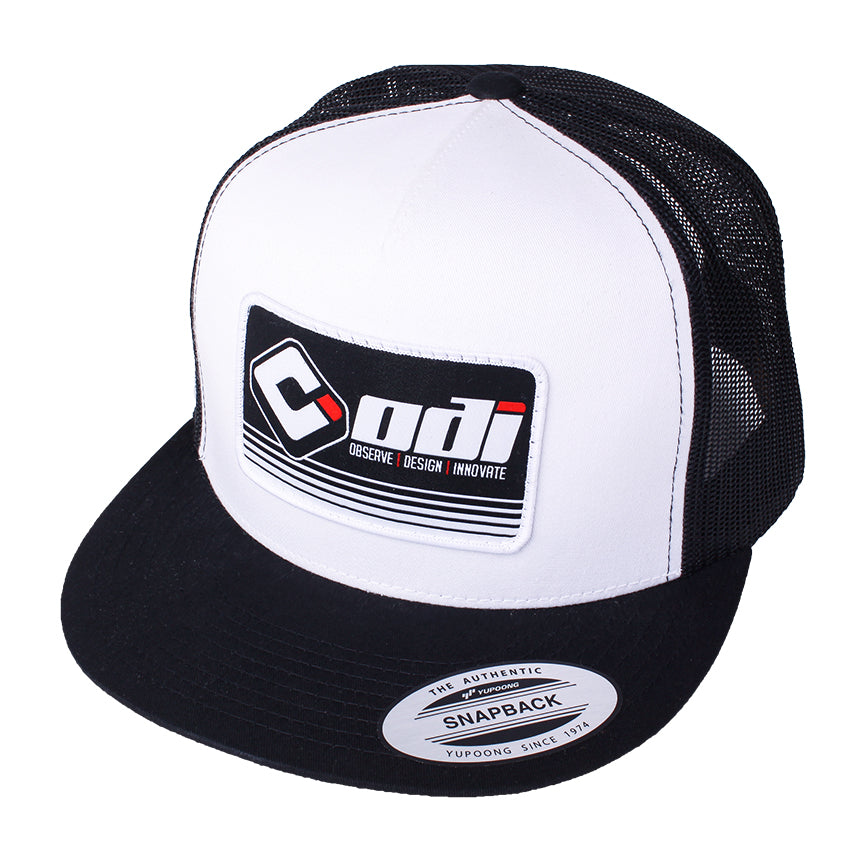 ODI FADE HAT Flat Bill BLACK/White