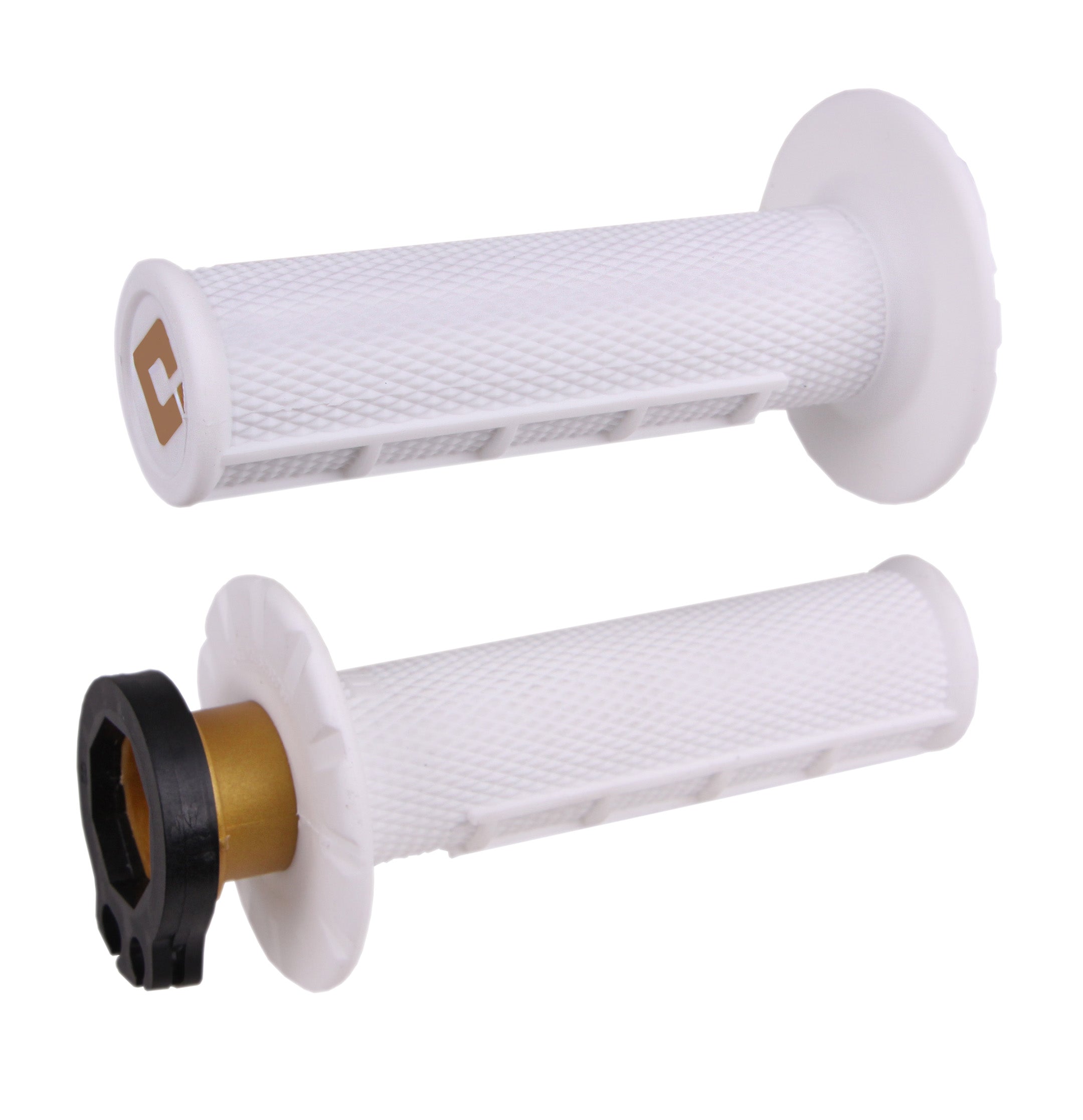White lock shop on grips