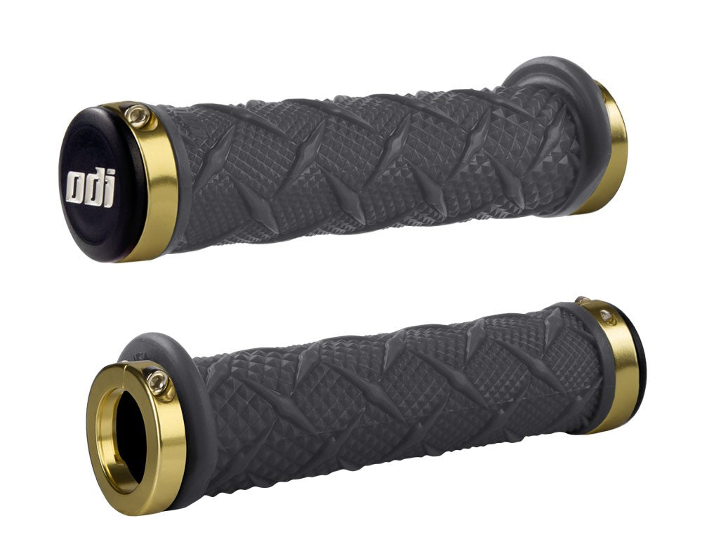 Black and gold mtb grips store