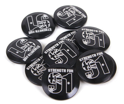 "STRENGTH FOR 91" ODI ALLOY END CAPS